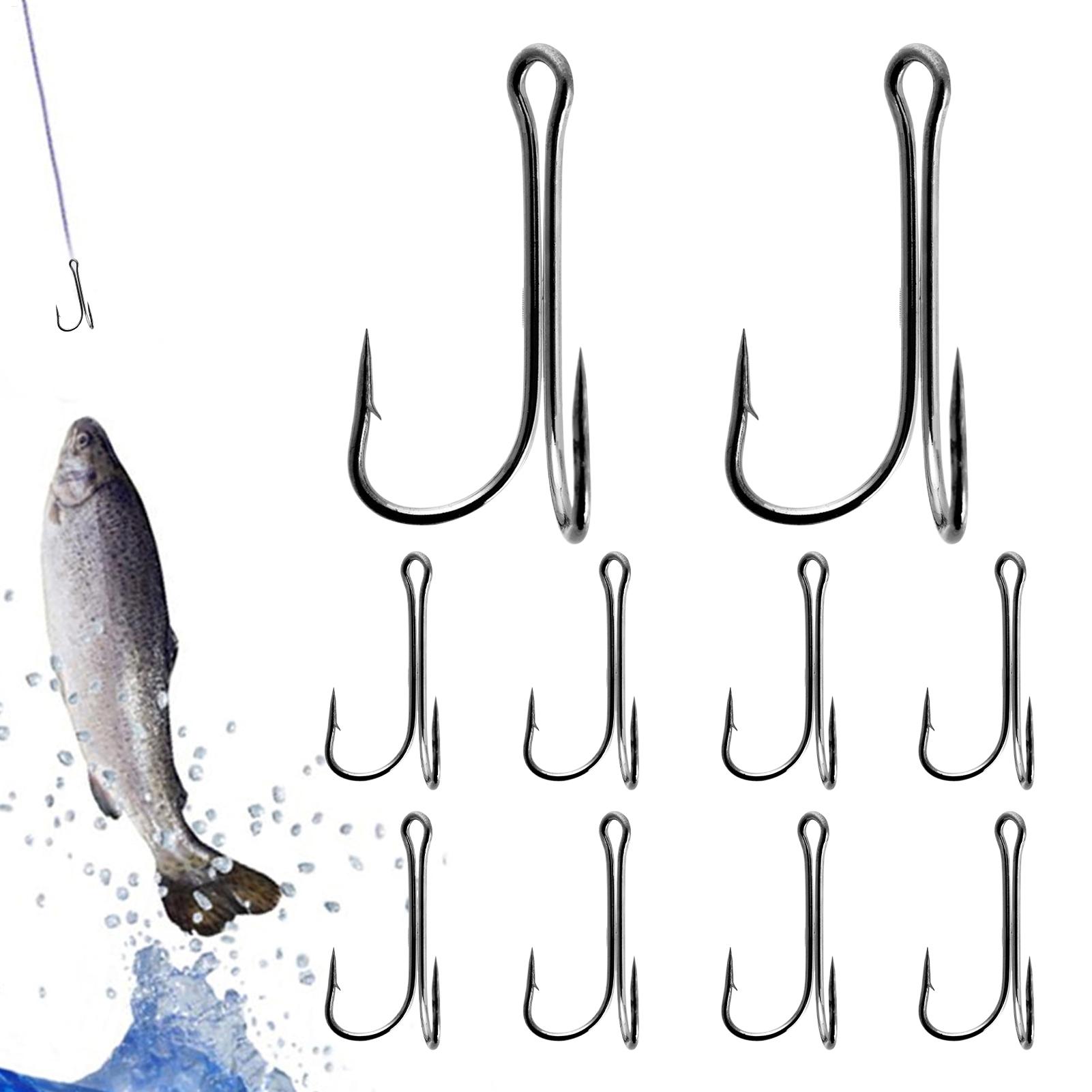Hameçons à ardillons 10 pièces - Fishing Hook Treble avis et prix