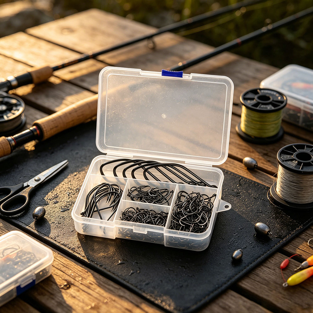 Kit d'hameçons de pêche à barb - Fishing Hook Circle avis et prix