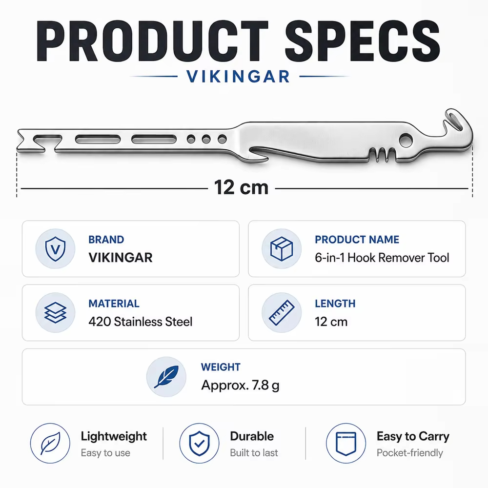 QAJTAO 4 pièces, extracteur d' - Fishing Hook Stainless Steel avis et prix